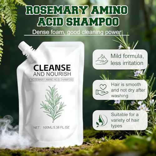 Rosemary Amino Acid Shampoo,Hair Growth Shampoo for Thinning Hair Women and Men Hair Loss£¬Strengthen Scalp with Natural formula- 2 Packs
