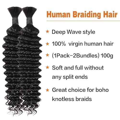 Sensationnel Empire multi weave hair - wet and wavy tropical curl human hair 3 bundle layered lengths (10 12 14 inch, 1B OFFBLACK)