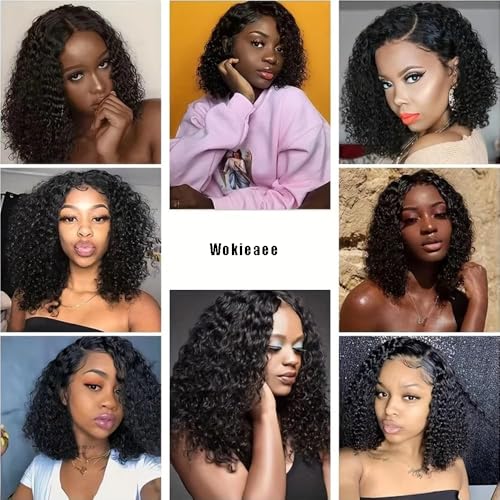 Kinky Curly Human Hair Bundles 26 28 30 Inch Curly Wave Bundles Human Hair Unprocessed Native Virgin Hair 100/PC 3 Extensions Natural Black Color 1B Wet and Wavy Human Hair Extensions for Women