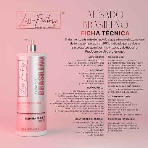 Liss-Factory Ultraextreme Brazilian Straightening Starter Kit 250ml.