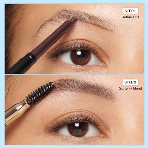 Revlon ColorStay Eyebrow Pencil with Spoolie Brush, Waterproof, Hair-Like Strokes for Natural Looking Brows, 205 Blonde, 0.021 oz