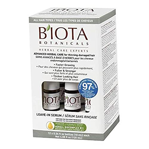 BOTANICALS ADVANCED HERBAL CARE LEAVE-IN SERUM,12 count,0.34 oz.4 pack
