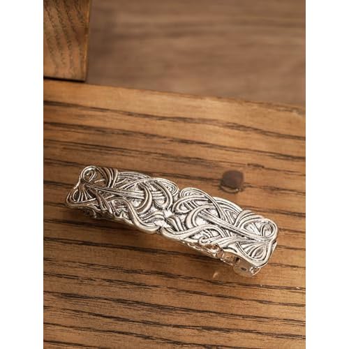 HAQUIL Viking Vintage Rectangular Hairclip, Retro Hair Clip, Celtic Knot Protection, Hair Barrettes Jewelry Hair Accessories Gift for Women