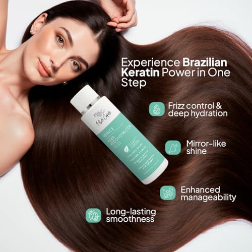 I Belli Capelli Venice Keratin Hair Treatment Straightening Set - 1 Step Application Formaldehyde Free- Keratina Para Alisar El Pelo Sin Formol & Organic B-tox Capilar Para El Cabello (2 Pack)