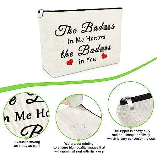 Funny Encouragement Gifts for Women Makeup Bag Inspirational Gifts for Best Friend Novelty Gifts for Soul Sister Birthday Gifts for Coworker Besties Bff Cosmetic Pouch Bag Christmas Motivational Gifts