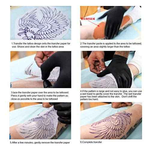 Tattoo Transfer Cream, Gel Skin Solution Professional Transfer Soap Tattoo Supplies Accessories Body Painting Template Primer Suitable for Beginners (1pcs)