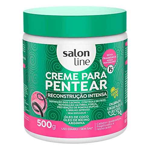 Salon Line - Linha Tratamento (Creme Para Pentear) - Reconstrucao Intensa 500 Gr Treatment (Combing Cream) Collection - Intense Reconstruction Net 17.63 Oz