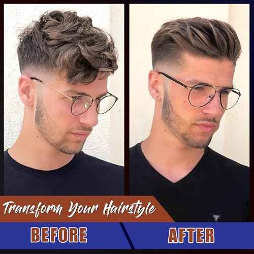 Hair Styling Powder for Men - Texture Powder - Easy to Apply - Natural Matte Hairstyle - Texturizing and Volumizing - 2 Pc Set, 10g
