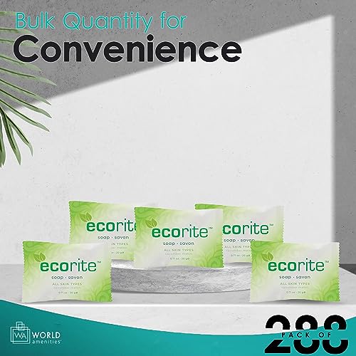 Ecorite Body Bar 1oz/30gm (clear frosted sachet) Hotel Amenities, 288/case