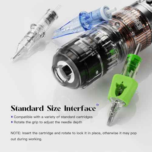 Wormhole Tattoo Kit Wireless Tattoo Gun Kit Xtreme Tattoo Ink Complete Wireless Tattoo Pen Kit for Beginner, Portable Tattoo Machine Tattoo Needles with 1300mAh Battery- Black WTK353
