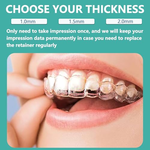 Custom Retainers for Teeth (Clear, Upper or Lower (Count, 1))