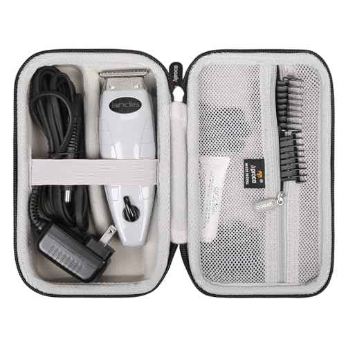 Aproca Hard Storage Portable Case, for Andis 74150 GTX-EXO / 74055/74000 Professional Cord/Cordless Lithium-ion Electric Beard & Hair Trimmer