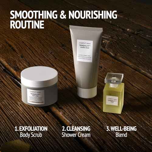 [ comfort zone ] Tranquillity¢â Body Scrub, Soothing Aromatic Gentle Exfoliator Enriched with Sugar Crystals and Amaranth & Almond Essential Oils, for an Instantly Smoother and Softer Skin, 10.06 Oz.