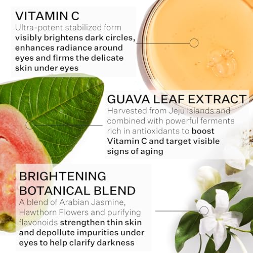 StriVectin Super-C Eye Vitamin C Eye Cream, Brightening and Firming, Boost Skin Dullness with Hyaluronic Acid
