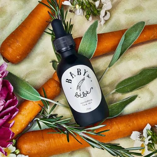 Nourishing Face Oil Hydrating Face Oil for Glowing Skin- Vegan Formula with Argan Oil, Clary Sage, Rosemary, and Carrot Seed Oil- Lightweight, Fast Absorbing- 2 fl oz