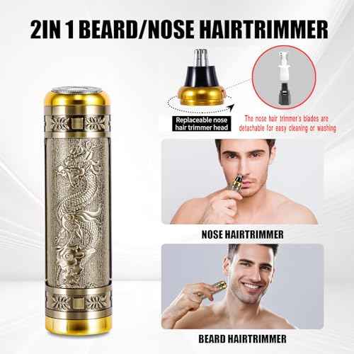 Professional Hair Clippers for Men,T-bar Trimmer and Cordless Electric Shaver, Nose Hair Trimmer, Men's Hair Clipper and Shaver Set, Rechargeable Home Hair Cutting Tools
