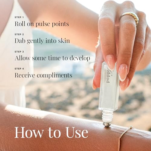 Riddle Oil Poppy Roll On Fragrance Perfume - Orange Blossom, Lemon, Rose, and Ylang Ylang Mini Rollerball for Women - Woman's Fragrances Perfumes and Oils