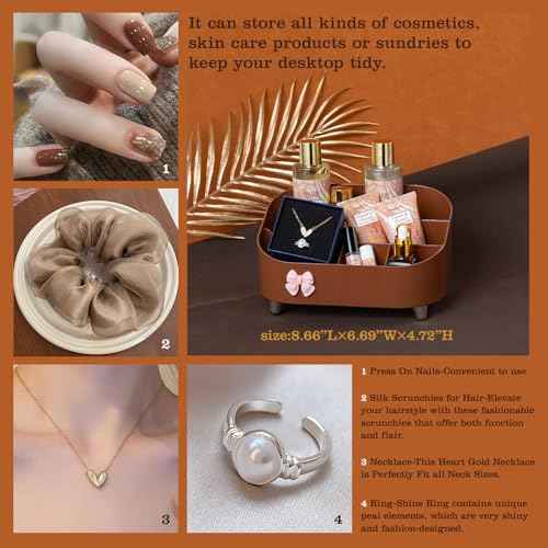 Luxury Gifts for Women, 16 Pcs Spa Gifts for Woman of Coconut Vanilla Scents Skin Care Kit, Facial Kit with Face Day Cream, Night Cream, Skincare Set, Christmas Gifts for Women in Makeup Storage Box