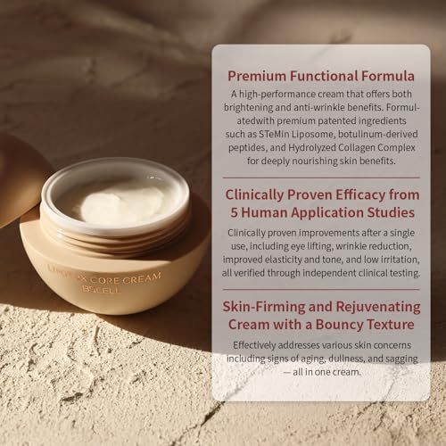 Lipotox Core Cream 50g | Anti-Aging Moisturizer with Stem Cell Extract for Firming & Wrinkles | K-Beauty Skincare Made in Korea