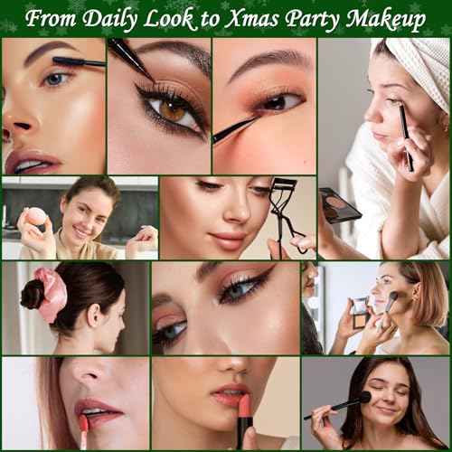 Makeup Advent Calendar 2025, 24 Days Christmas Beauty Countdown Calendar Makeup Set for Adult Women & Teen Girls, Ideal Xmas Holiday Surprise Gifts for Women