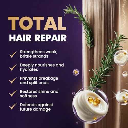 Biotin & Rosemary Thickening Conditioner ? Hair Growth & Volume for Thinning, Damaged or Curly Hair ? Deep Moisturizing, Split End Repair & Nourishing Care for Men & Women.
