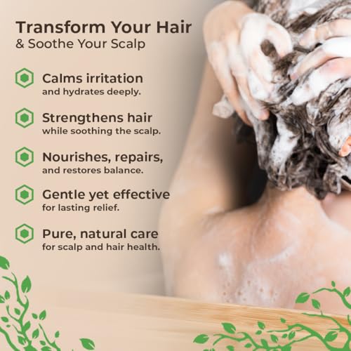 Anti-Dandruff & Seborrheic Dermatitis Treatment Shampoo & Conditioner Set for Men & Women - For Itchy, Dry Scalp and Hair with Psoriasis & Eczema
