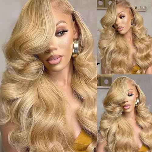 KRN 613 Blonde Lace Closure, 0.11mm Ultra-thin Invisible Skinlike 5x5 HD Closure 12A Grade Easy to Dyed Straight Virgin Human Hair 18 Inch