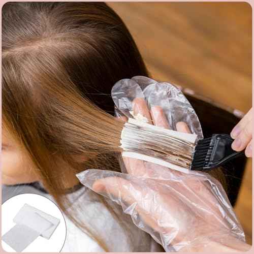 120 Pcs End Papers for Hair Perm Disposable Salon Perm Paper for Hair High Temperature Resistant Curling Papers for Cold Hot Perms Styling Tools