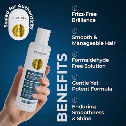 Brazilian Keratin Treatment Blowout Complex-PROHALL SELECT ONE 10.1oz/300ml-Formaldehyde Free Keratin Hair Treatment at Home-Queratina Brasile?a Keratina Para Alisar el Pelo Sin Formol