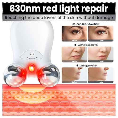 Microcurrent Facial Device,Latest Red Light Technology£¬Enhances The Ability to Lift The Face and Tighten The Skin£¬Facial Wrinkle Equipment£¬Smart Photon Micro-Current Device, Model:EP-300.