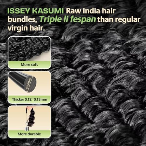 Raw Indian Human Hair Single Bundle,Triple Lifespan Than Regular Virgin Hair,In-Store Quality,Online Price! 100% Raw Indian Hair Bundles Deep Wave Raw Hair Bundles 16 Inch