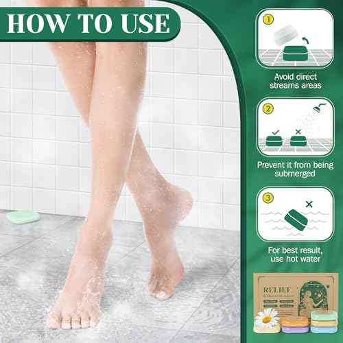 Shower Steamers, 6 Pack Set Shower Bombs Tablets in Presents Box for Women with 6 Fragrances with Shea Butter for Self-Care & Relaxation, Mother's Day, Christmas & Birthday Present