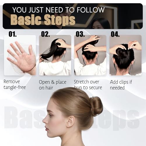 1000pcs 22" invisible elastic hair nets. For food service, ballet, sleeping & wigs.