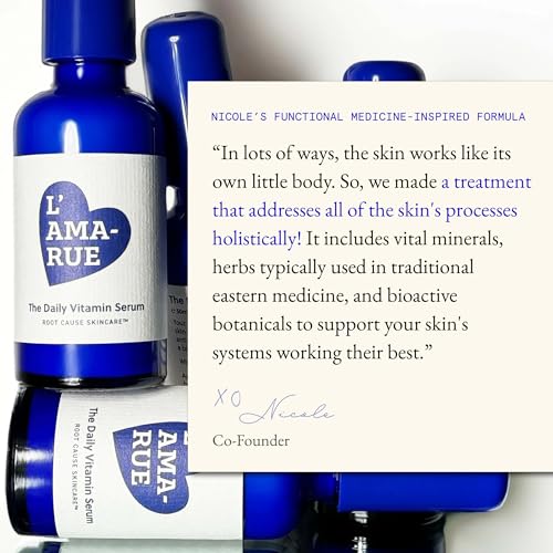 L'AMARUE The Daily Vitamin Serum - All-in-One Hydrating, Brightening & Radiance Boosting Serum with 17 Nutrients, 1.7 fl oz, Reduces Dark Spots, Anti-Aging & Supports Barrier