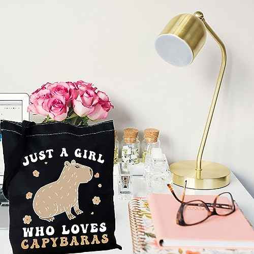Capybara Lover Accessories Giant Cavy Rodent Gift Animals Theme Gift Just Who Loves Capybaras Cosmetic Bag