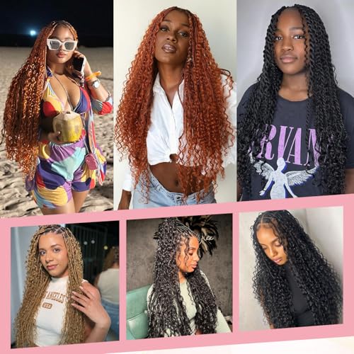 Urbeauty Human Braiding Hair, Deep Wave Bulk Human Hair for Braiding, Curly Human Hair for Boho Braids, Knotless/Goddess/Micro/Bohemian/Gypsy/No Weft/Curly/100% Unprocessed Virgin Human Hair 20 Inch