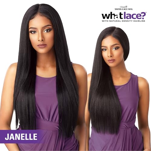 Sensationnel What Lace 13X6 Wigs - Janelle Lacefrontal Hand Tied Glueless Synthetic With Natural Density Preplucked Hairline (BURGUNDYWINE)