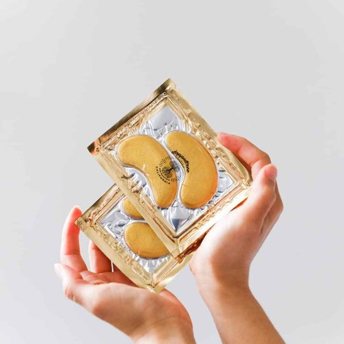 Doppeltree Golden Glow Trio Bundle | Gold Under Eye Mask + Facial Mask + Vitamin C Serum