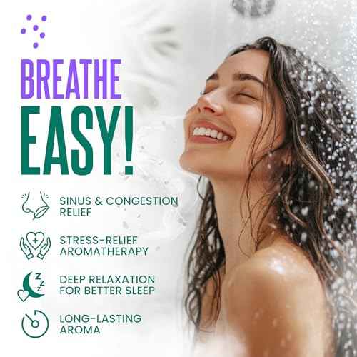 Cleverfy Eucalyptus for Shower Steamers Aromatherapy ? Stocking Stuffers for Women, Teens and Wife ? Christmas Gifts for Women and Teen Girls ? White Elephant Gifts for Adults ? 18 Tablets
