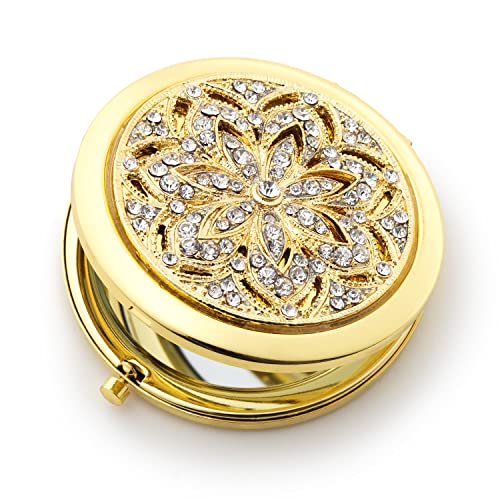Olivia Riegel Gold Windsor Compact Make up Mirror