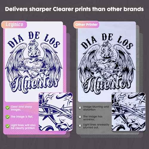 Tattoo Stencil Printer with 40pcs Transfer Paper, Bluetooth Thermal Tattoo Printer Machine for Beginners & Artists, Compatible with Android & iOS, PC(Pink)