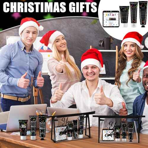 100 Pieces Employee Appreciation Gifts Bulk Lip Balm Hand Body Lotions Coworker Team Thank You Gifts for Staff Volunteer Thanksgiving Christmas Appreciation Party Favors for Women Men