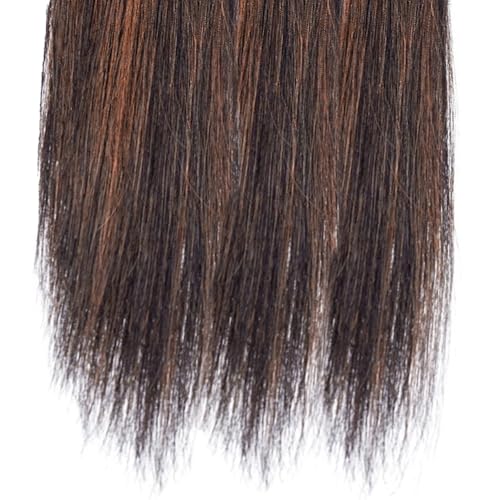 Ombre Light Brown Bundles P1B/30 Two Tone Straight Bundles Human Hair Highlight Black and Light Brown Track Mix Double Weft Brazilian Human Hair Extensions 18 20 22 Inch