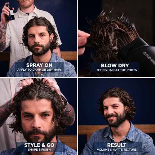 Murdock London Sea Salt Spray for Men ? Barber-Trusted Texturizing Mens Hair Sprays for Root Lift, Volume & Matte Finish ? Clean Label, Paraben-Free Sea Salt Spray for Hair (5.1 oz)