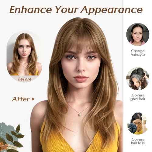 Rich Choices Hair Toppers for Women Real Human Hair 100% Human Hair Toppers for Women Clip in Silk Base Remy Hair Topper 7 Inch honey brown