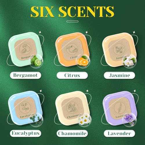 Shower Steamers, 6 Pack Set Shower Bombs Tablets in Presents Box for Women with 6 Fragrances with Shea Butter for Self-Care & Relaxation, Mother's Day, Christmas & Birthday Present