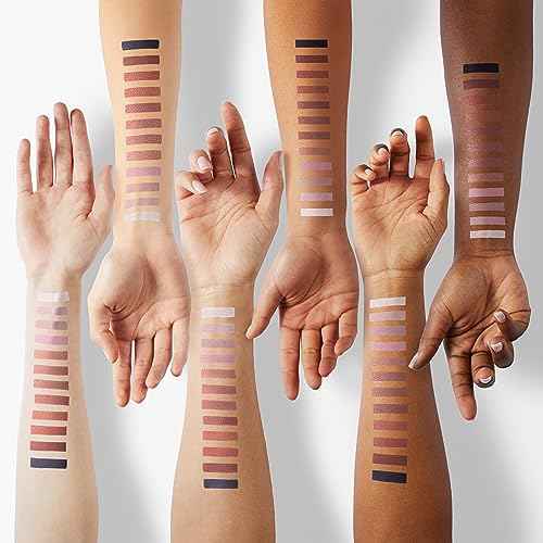 Vegan Nude Eyeshadow Palette - 16 Shades Organic, High Pigment, Long Lasting Shimmer