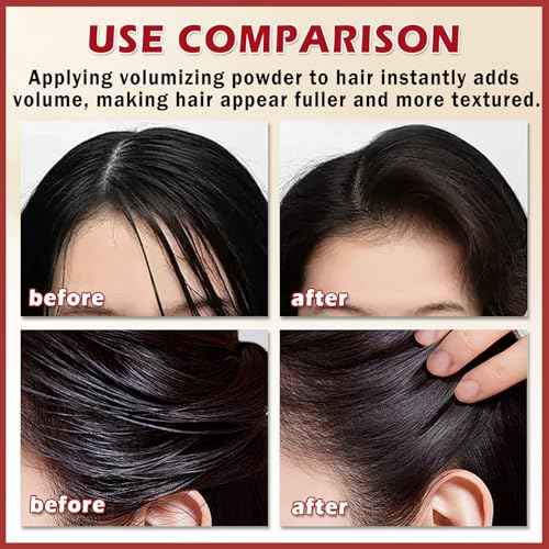 DAMUSI 3PCS Hair Texture Powder for Men,Fluffy Hair Powder for Women,Oil Control,Keep Soft All Day,Polvo Texturizador Para Cabello Hombre