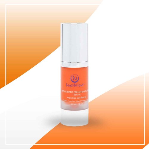 Nuzilicious Professional Grade Advanced Skin Defense Serum with Superfruits – Hydrates, Enhances Radiance & Protects Skin, Vegan & Cruelty-Free, 1 oz