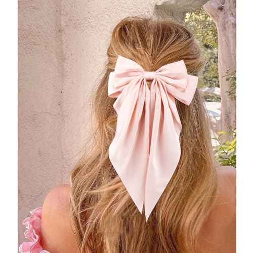 Canitor Hair Bows for Women Barrettes Clip Large Ribbon Cute Preppy Teenager Tween Teen Girl Gifts Trendy Stuff Aesthetic Coquette Fashion Hair Accessories